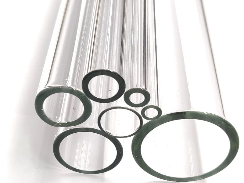 10pcs Tubos De Ensayo De Vidrio De Borosilicato Sin Rebordes De Pyrex